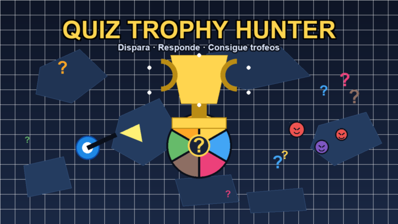 Quiz Trophy Hunter: dispara a los bots, responde preguntas y consigue trofeos